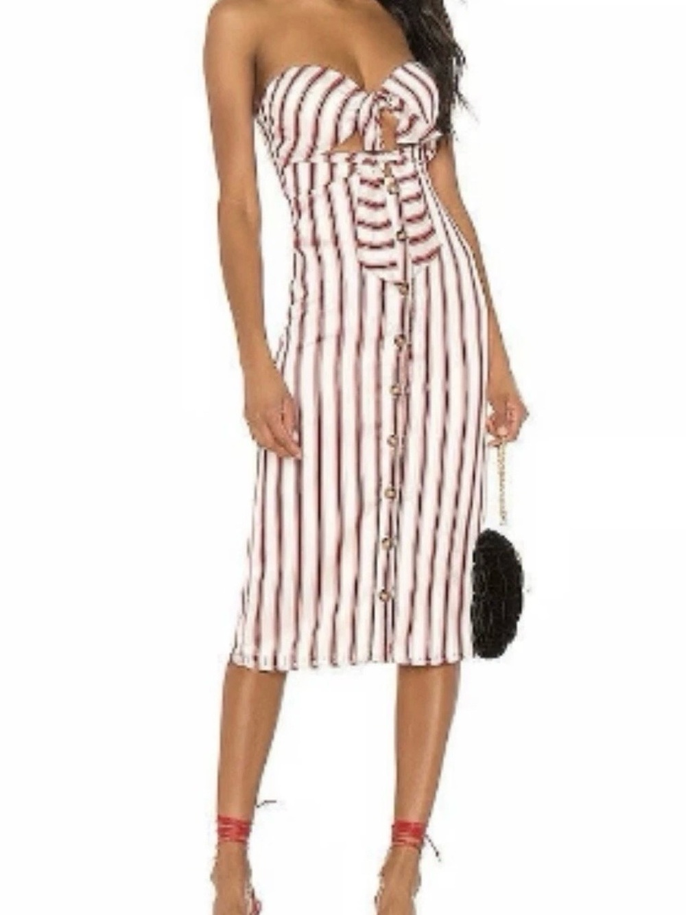 House Of Harlow 1960 X Revolve Colette, Colorway Red Pop Stripe XXS